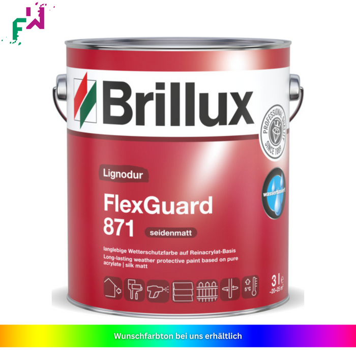 Brillux Lignodur FlexGuard 871 – Dauerelastischer Holzschutz für außen