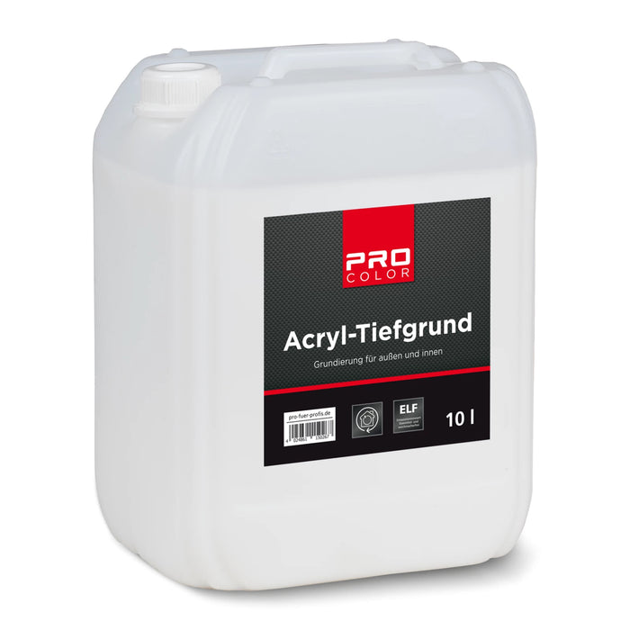 Acryl-Tiefgrund PRO Color 10 L - Maler Willenborg
