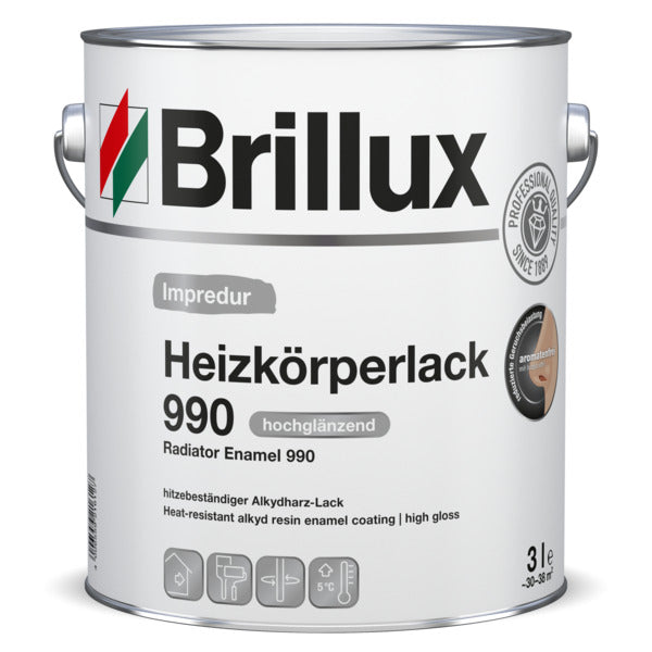 Brillux Heizkörperlack 990 weiß - Maler Willenborg