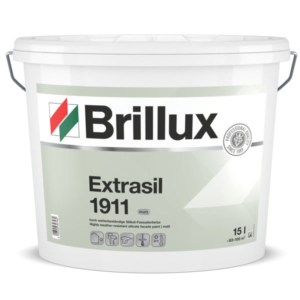 Brillux 1911 Extrasil Silikat-Fassadenfarbe 15 Liter - Maler Willenborg