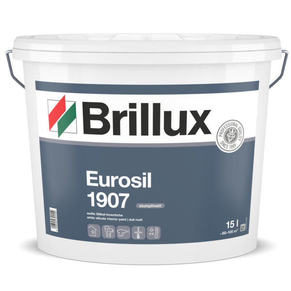Brillux 1907 Eurosil Silikat-Innenfarbe, weiß 15 Liter - Maler Willenborg
