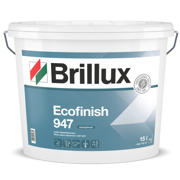 Brillux Ecofinish ELF 947 Innendispersion, weiß 15 Liter - Maler Willenborg