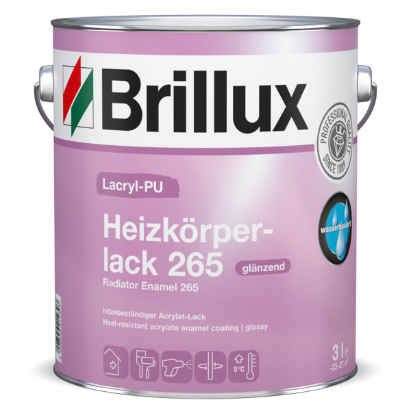 Brillux Lacryl-PU Heizkörperlack 265 weiß - Maler Willenborg