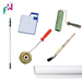 Profi-Malerwerkzeug-Set mit Farbwalze, Pinsel, Teleskop und Abdeckpapier von Farben Willenborg