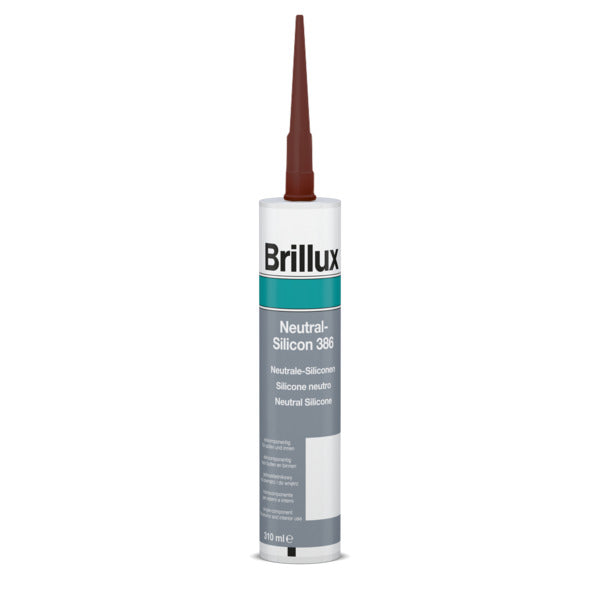 Brillux Neutral-Silikon 386 – elastischer Dichtstoff für Anschlussfugen und Bauanschlüsse