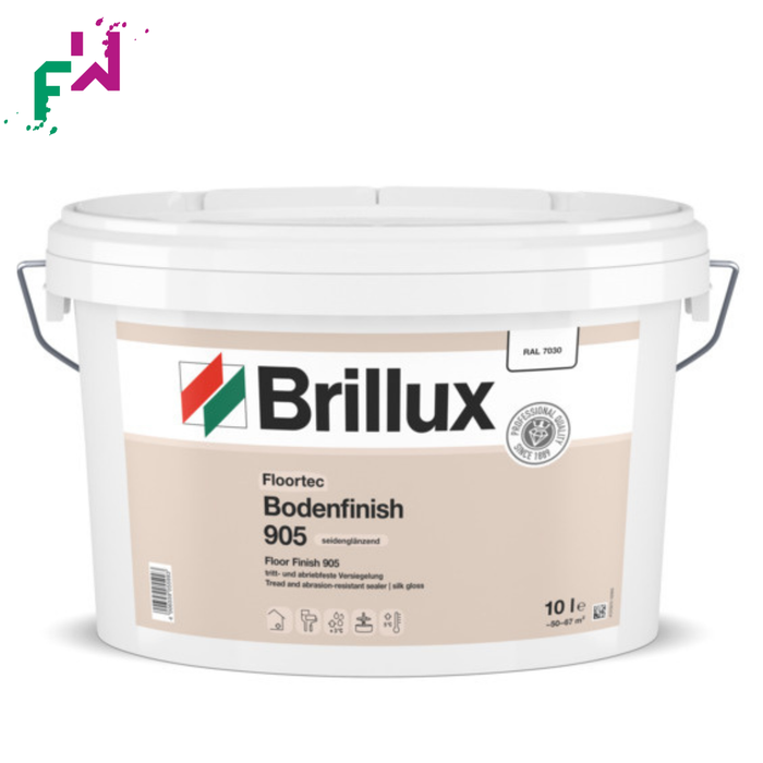 Brillux Bodenfinish 905 – seidenglänzende Schutzversiegelung für Bodenbeschichtungen
