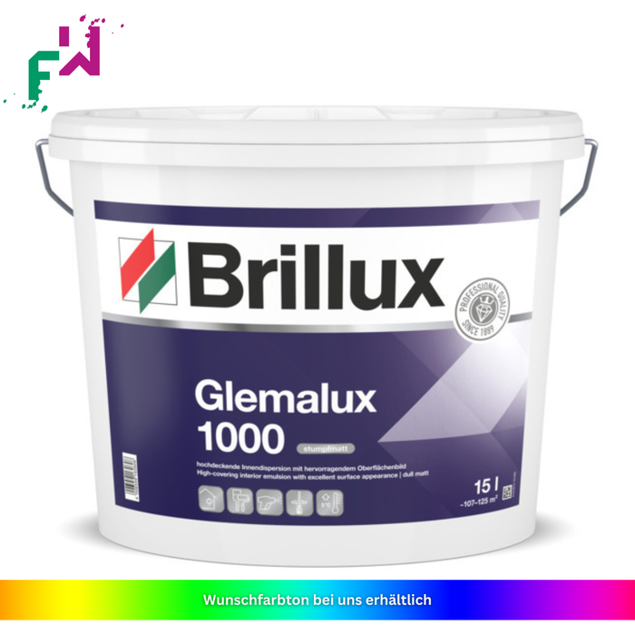 Brillux Glemalux 1000 – hochwertige Innenfarbe für anspruchsvolle Wände