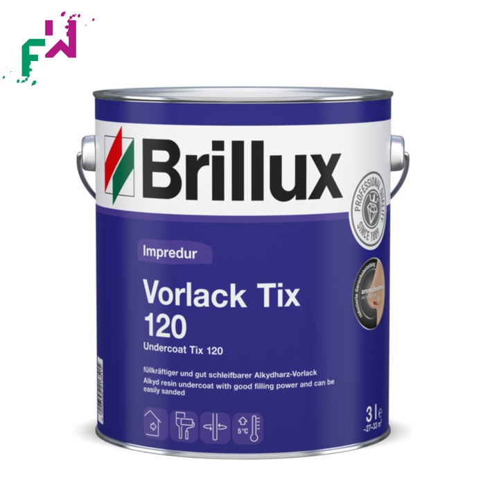 Brillux Vorlack Tix 120 – lösemittelhaltiger, thixotroper Vorlack für perfekte Zwischenbeschichtungen
