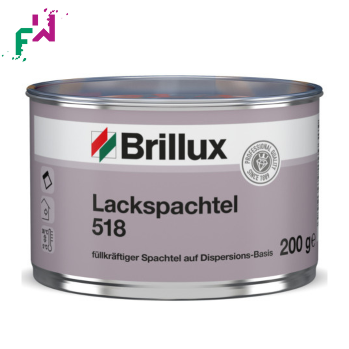 Brillux Lackspachtel Weiß 518 – feinkörniger Spachtel für perfekt glatte Lack- und Lasurflächen