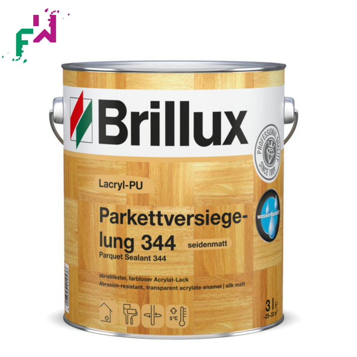 Brillux Parkettversiegelung  344 – langlebiger 1K-PU-Siegel für Holzfußböden