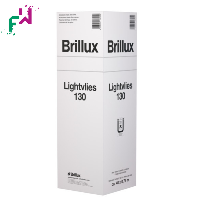 Brillux Lightvlies 130 Glattvlies – hochwertiges Wandvlies für glatte, rissfreie Innenflächen (0,75 × 40 m = 30 m²)