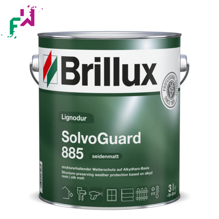 Brillux Lignodur SolvoGuard 885 – hoch wetterbeständiger Holzschutz für maßhaltige Bauteile im Außenbereich