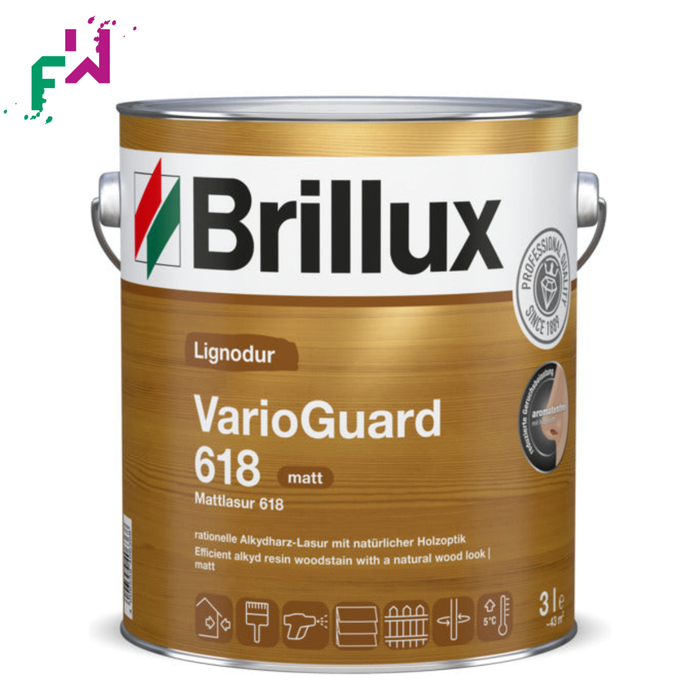 Brillux VarioGuard 618 – matte Kreativlasur für edle Wandgestaltungen mit Tiefenwirkung