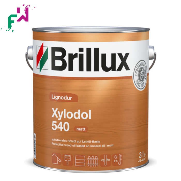 Brillux Lignodur Xylodol 540 – farbloser Holzschutz mit matter Optik für außen und innen