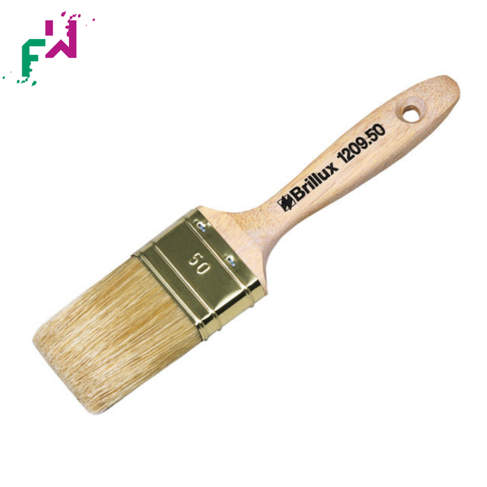 Brillux Maler-Lackierpinsel 1209 – flacher Profi-Pinsel für glatte, gleichmäßige Lackoberflächen