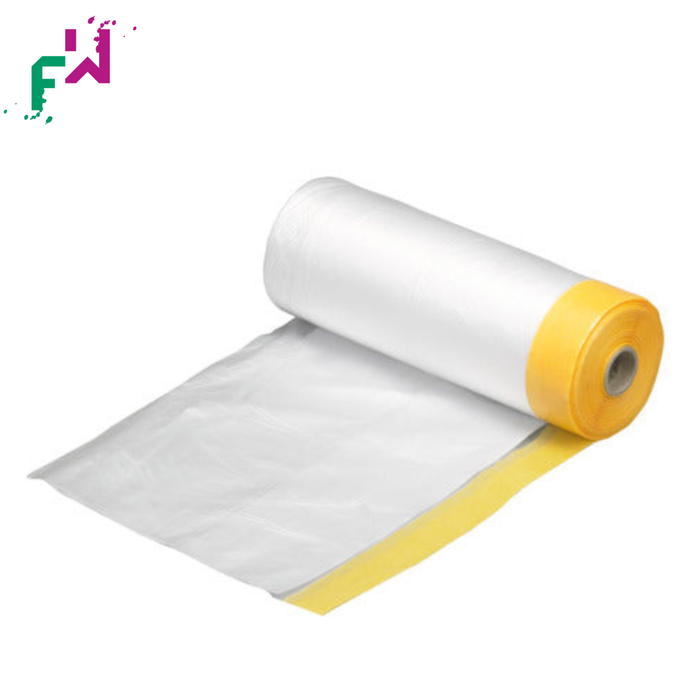 Brillux PE-HD Folie mit Klebeband Gold Plus 1611 – Abdeckfolie