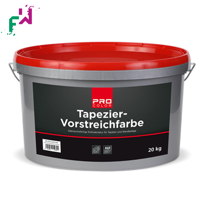 Tapezier-Vorstrichfarbe PRO Color – haftvermittelnde Grundierung zur Untergrundvorbereitung vor Tapezierarbeiten