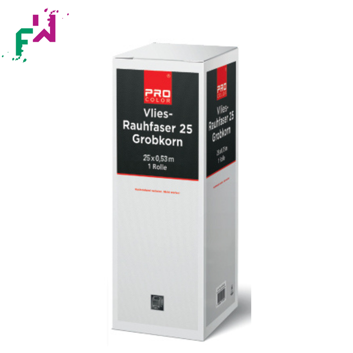 Vlies-Rauhfaser 25 Grobkorn – robuste Wandbekleidung mit strukturierter Optik für kreative Anstriche