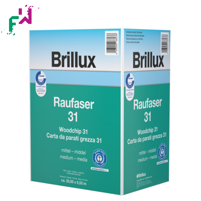 Brillux Raufaser 31 – die bewährte Standard-Raufasertapete für Innenräume