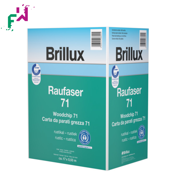 Brillux Raufaser 71 rustikal – der klassische Wandbelag mit markanter Strukt