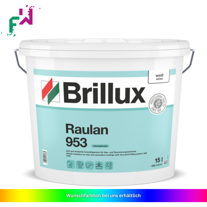 Brillux Raulan 953 ELF – universelle einsetzbare Dispersionsfarbe