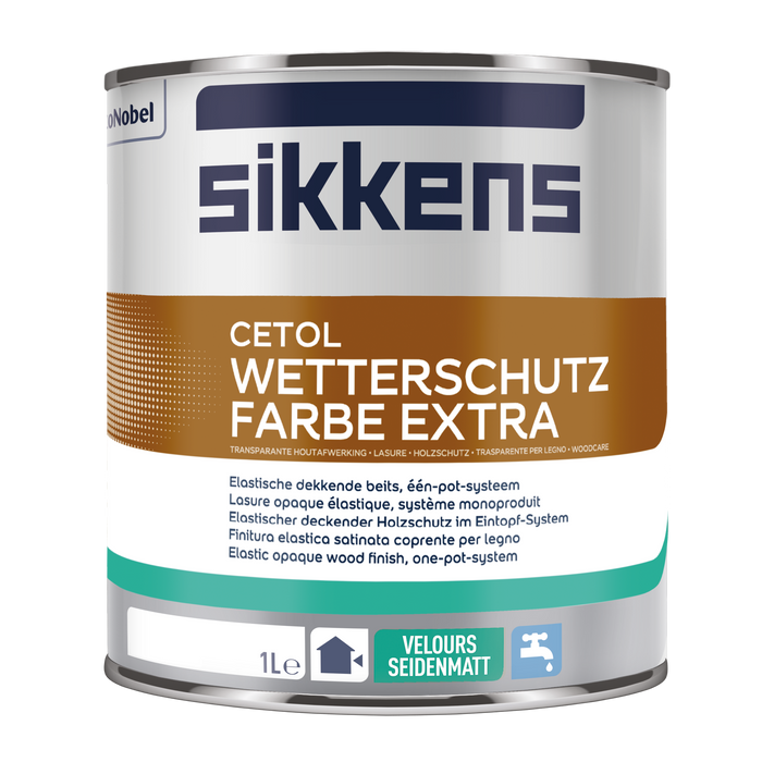 Sikkens CETOL Wetterschutzfarbe Extra - Holzschutzfarbe (weiß)