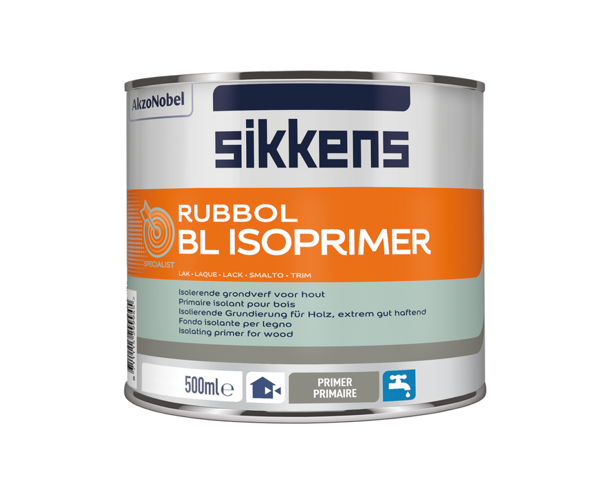 Sikkens RUBBOL BL Isoprimer - Isolierende Grundierung für Holz (weiß)