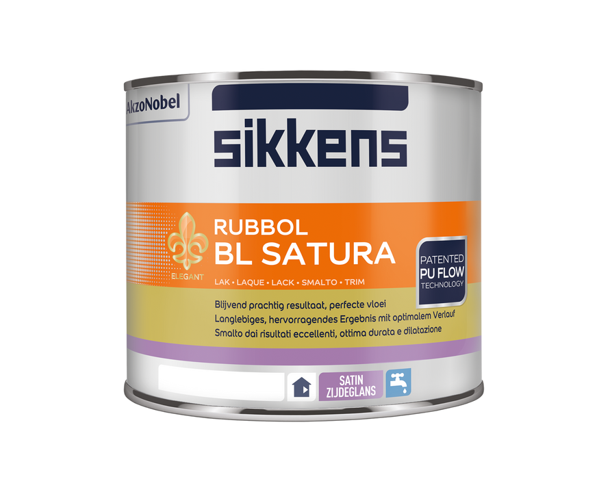 Sikkens Rubbol BL Satura - Kratzfester Tür- & Holzlack (weiß, seidenglanz)