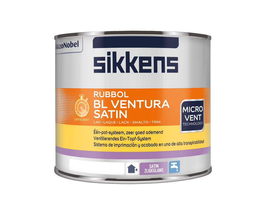 Sikkens RUBBOL BL Ventura Satin - Ventilierender Fensterlack (weiß)