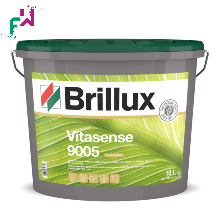 Brillux 9005 Vitasense weiß konservierungsmittelfrei stumpfmatt