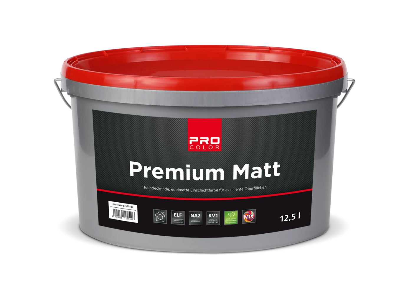 Premium Matt PRO Color 12,5 Liter  weiß - Maler Willenborg