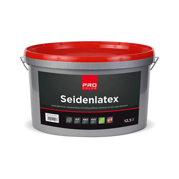 Seidenlatex weiß 12,5 Liter PRO Color - Maler Willenborg