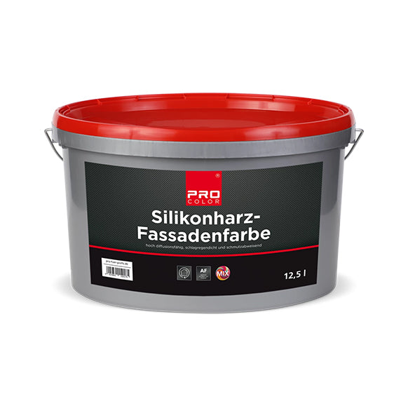 Silikonharz-Fassadenfarbe weiß 12,5 Liter PRO Color - Maler Willenborg