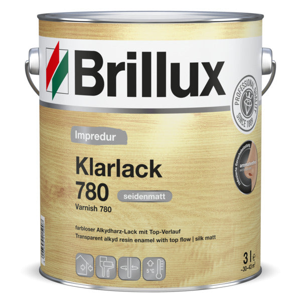 Brillux Impredur Klarlack 780 farblos, seidenmatt - Maler Willenborg