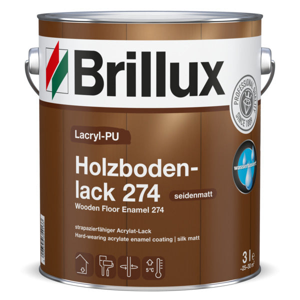 Brillux Lacryl-PU Holzbodenlack 274 - Maler Willenborg