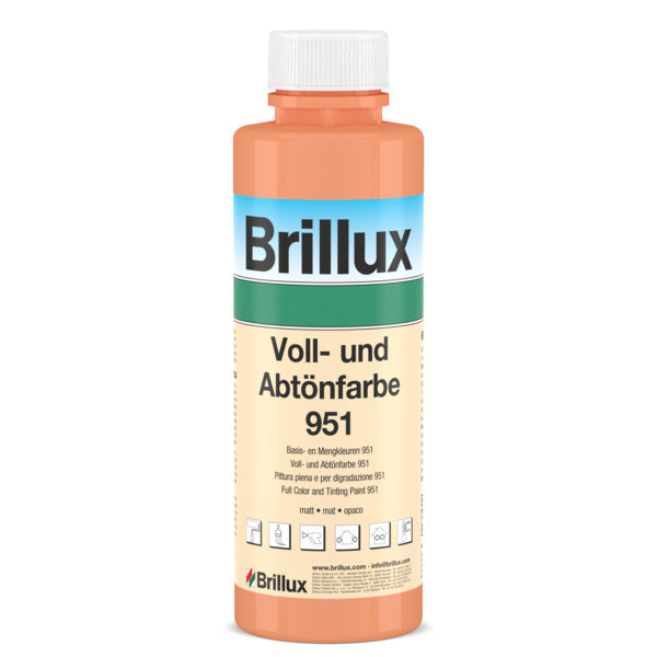 Brillux Voll- und Abtönfarbe 951 versch. Größen - Maler Willenborg