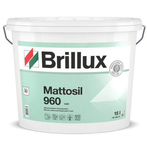 Brillux Mattosil 960 Fassadenfarbe weiß  15 Liter - Maler Willenborg