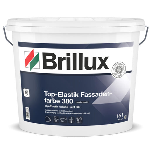 Brillux Top-Elastik Fassadenfarbe weiß 380  15 Liter - Maler Willenborg